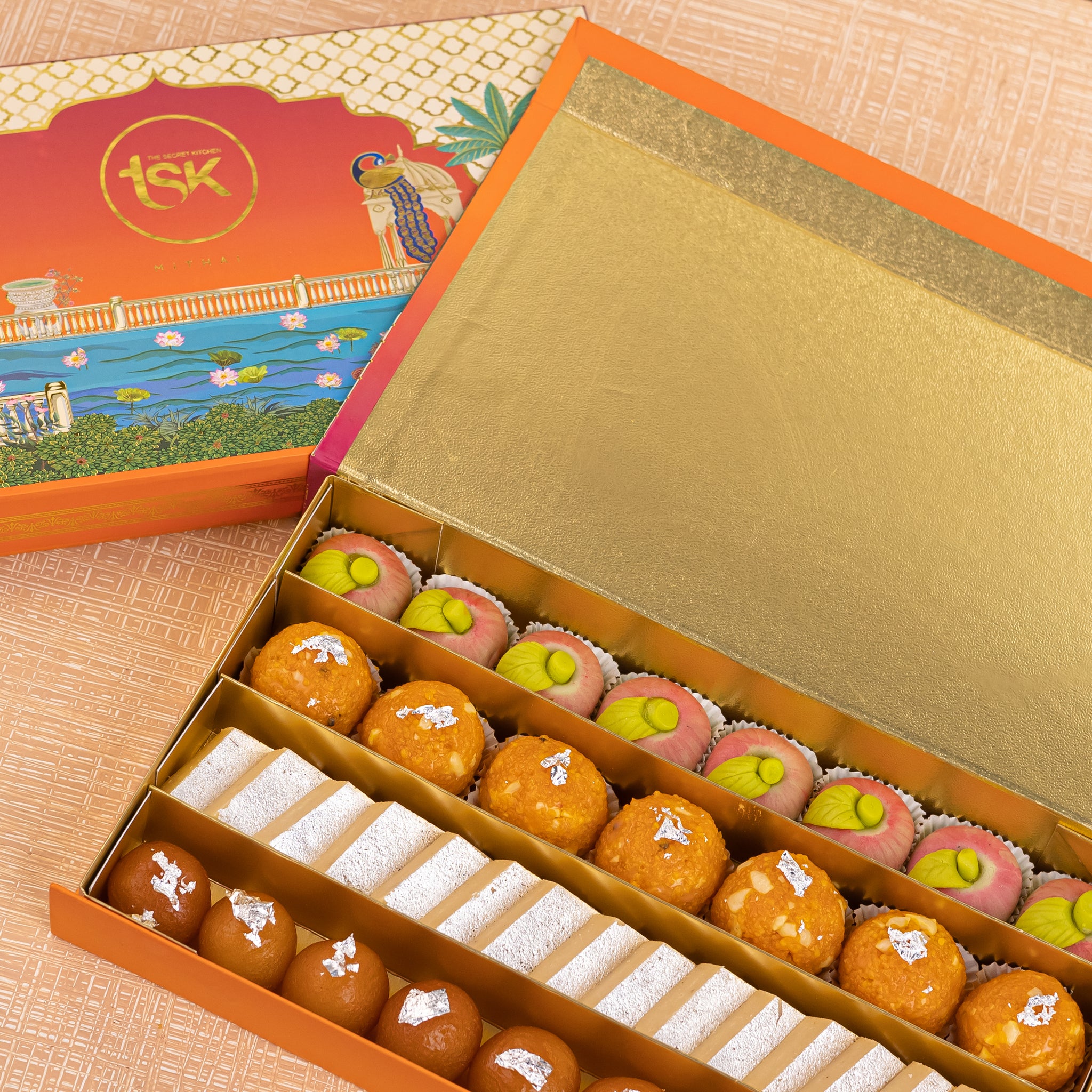 Taste of Tradition (Motichoor Ladoo, Kaju Apple, Kaju Katali, Gulab Jamun) 1KG